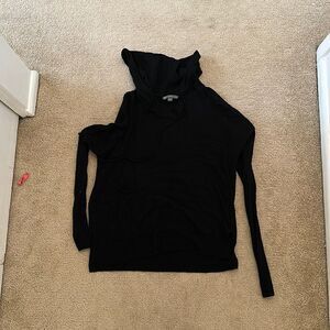 Elliot Lauren XS Black Hooded Sweater